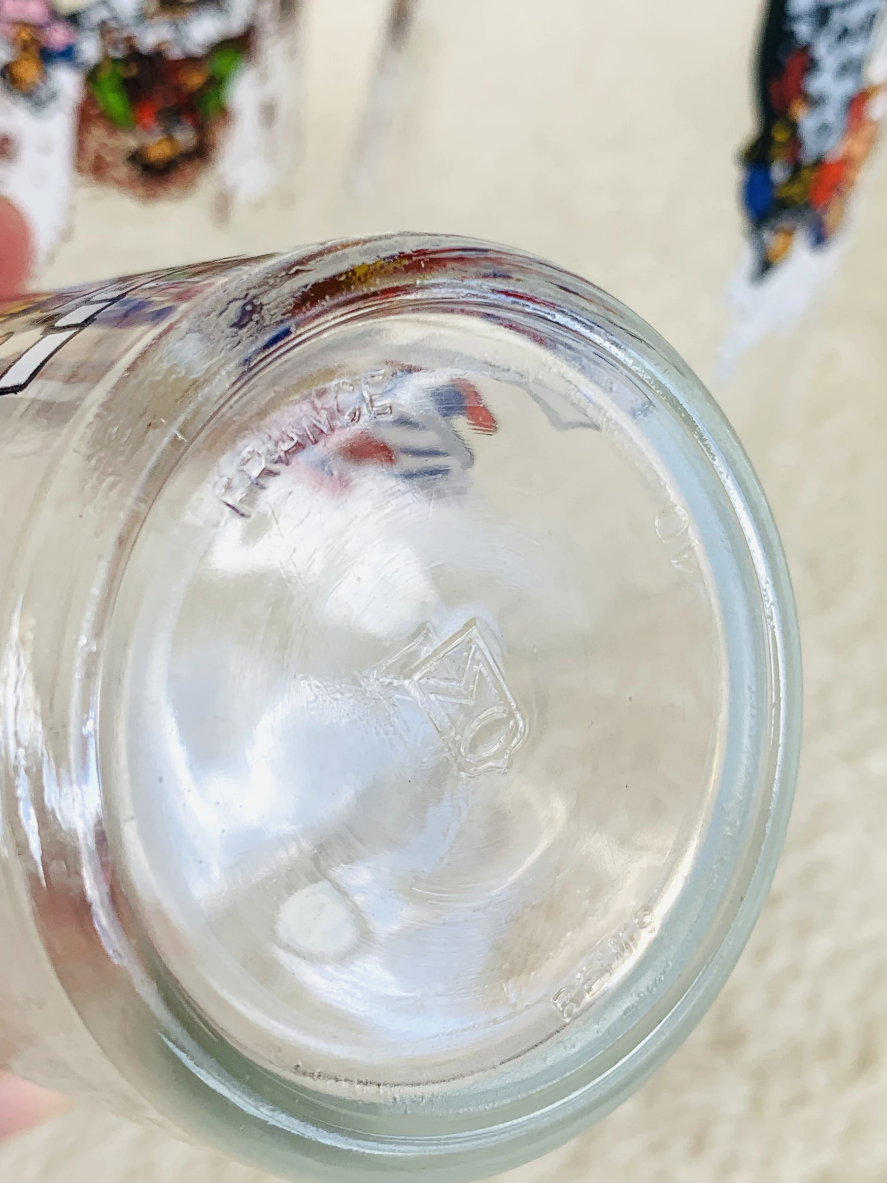 Lot of 4 illustrated glasses from different regions of France – photo 4